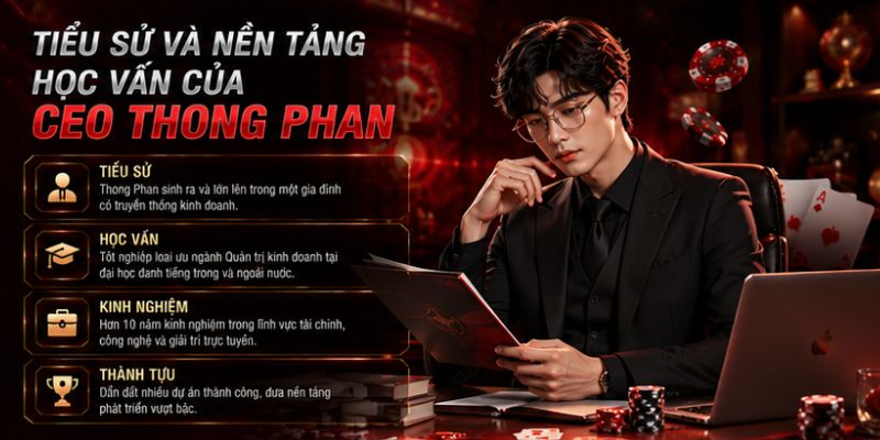 Các tiểu sử của CEO Thong Phan